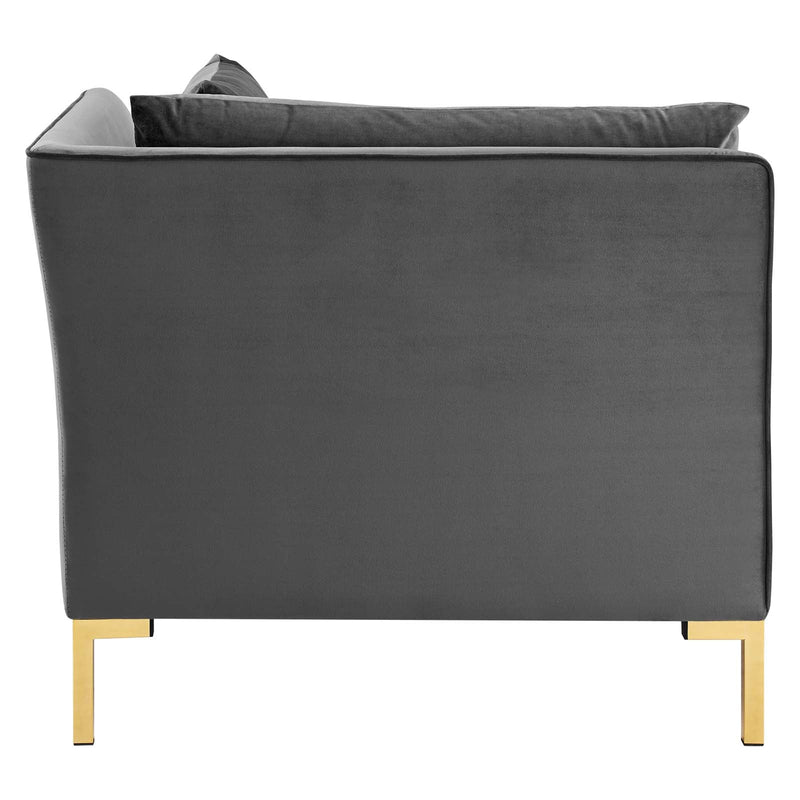 Boone Performance Velvet Loveseat