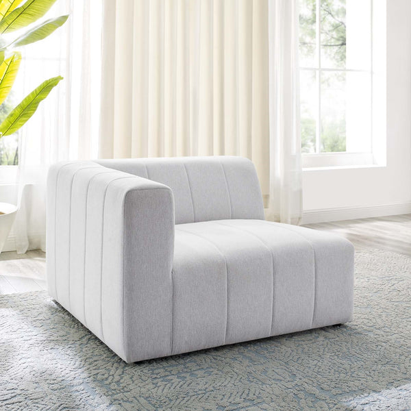 Bria Upholstered Fabric Right-Arm Chair