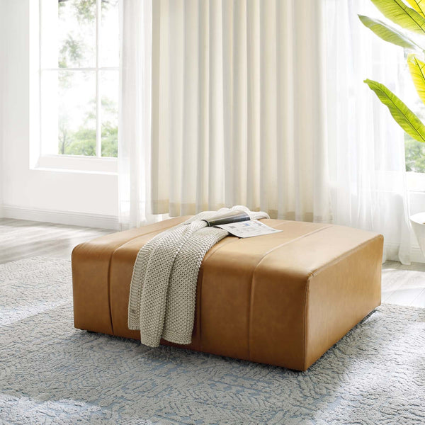 Jazlyn Vegan Leather Ottoman