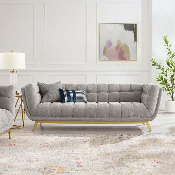 Atharv Crushed Performance Velvet Sofa