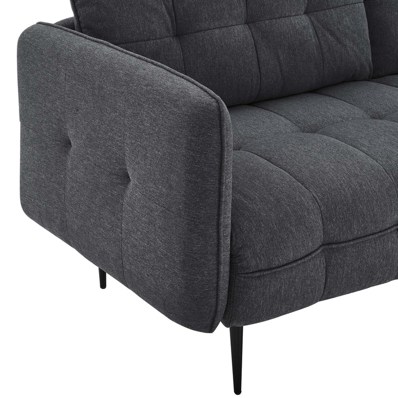 Sasha Tufted Fabric Sofa
