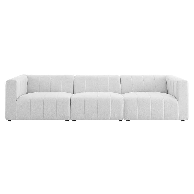 Amelia Upholstered Fabric 3-Piece Sofa