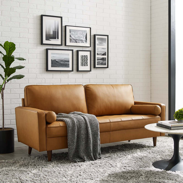 Cannon Leather Sofa