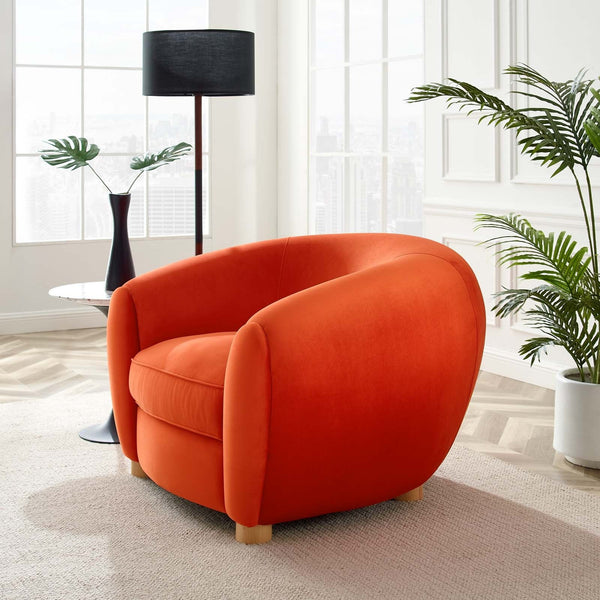 Teagan Performance Velvet Armchair