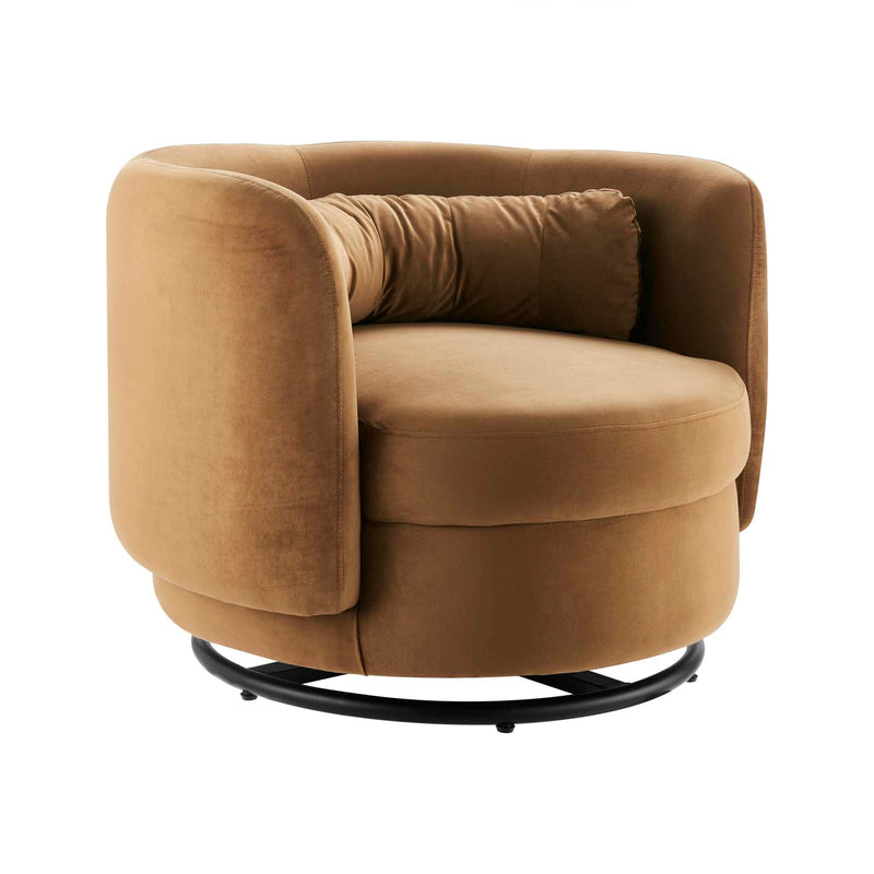 Anderson performance Velvet Swivel Chair