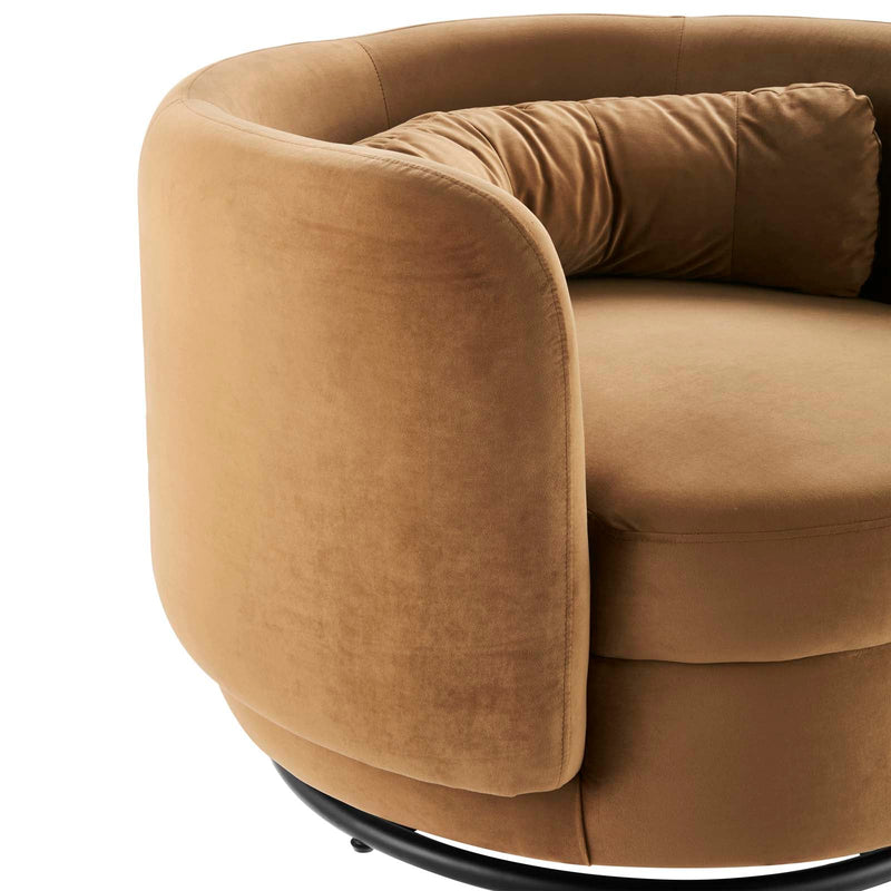 Anderson performance Velvet Swivel Chair