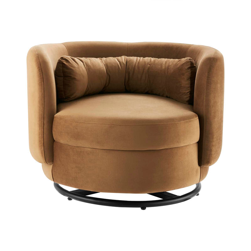 Anderson performance Velvet Swivel Chair