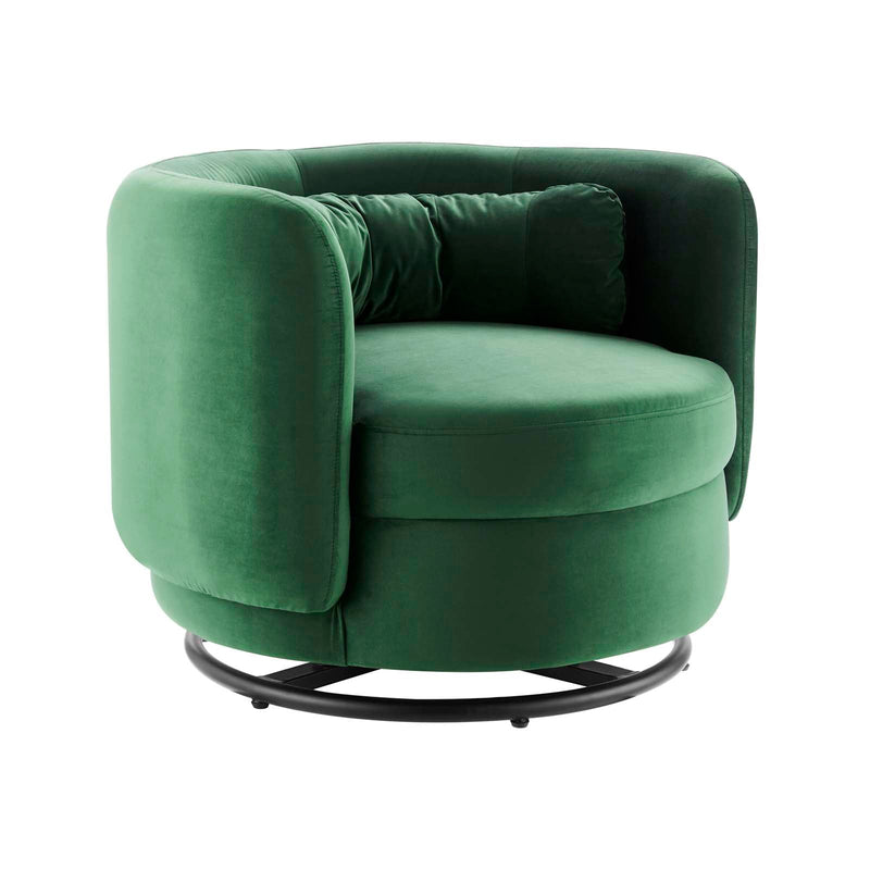 Anderson performance Velvet Swivel Chair