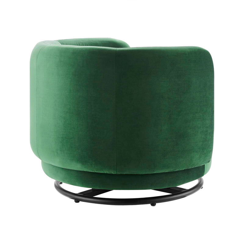 Anderson performance Velvet Swivel Chair