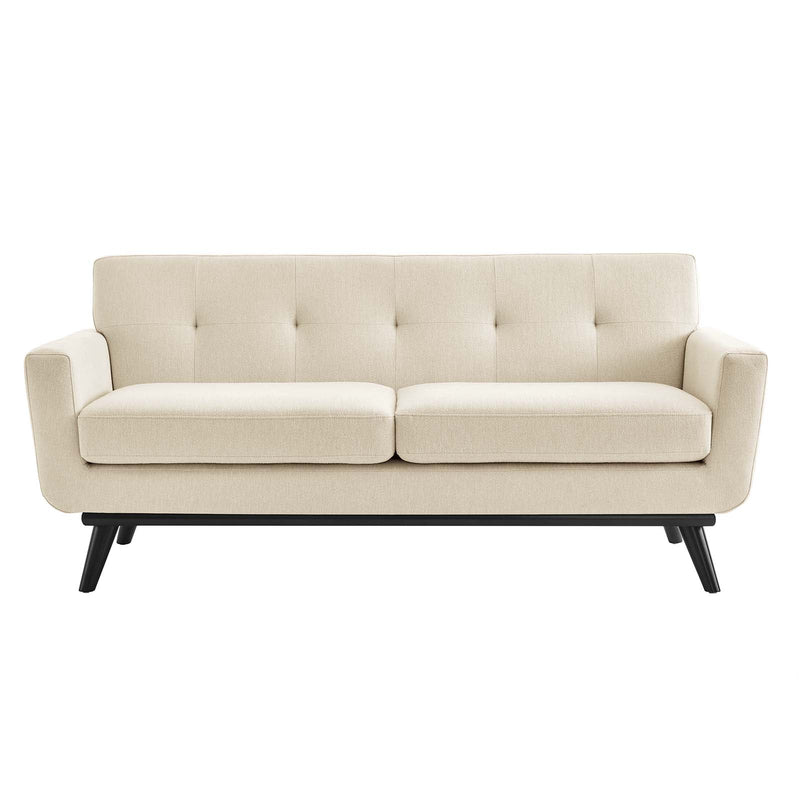 Emmalyn Herringbone Fabric Loveseat