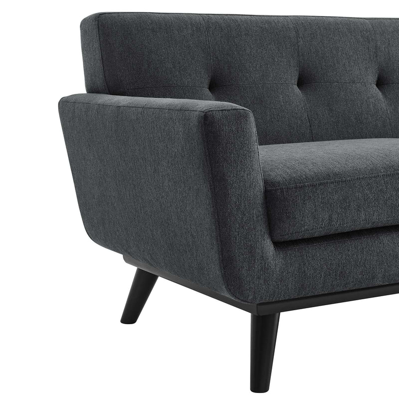 Emmalyn Herringbone Fabric Loveseat