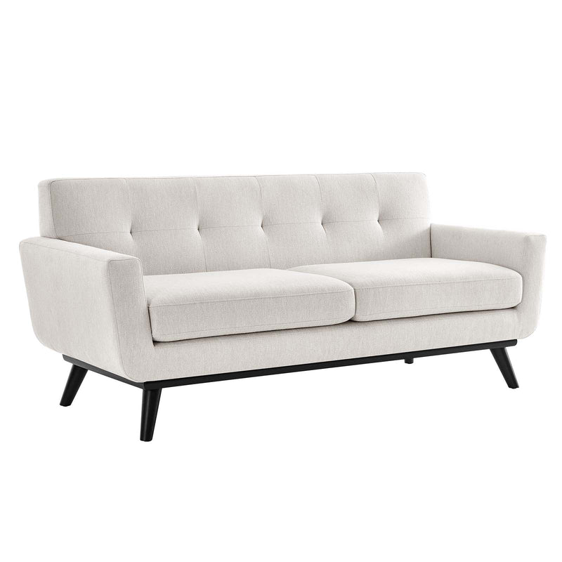 Emmalyn Herringbone Fabric Loveseat