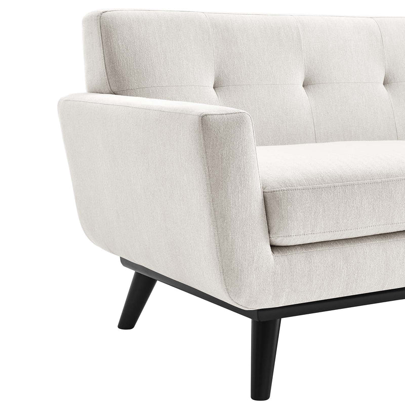 Emmalyn Herringbone Fabric Loveseat