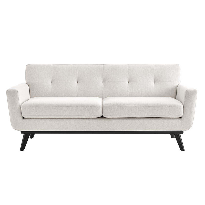 Emmalyn Herringbone Fabric Loveseat