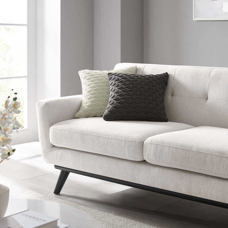 Emmalyn Herringbone Fabric Loveseat