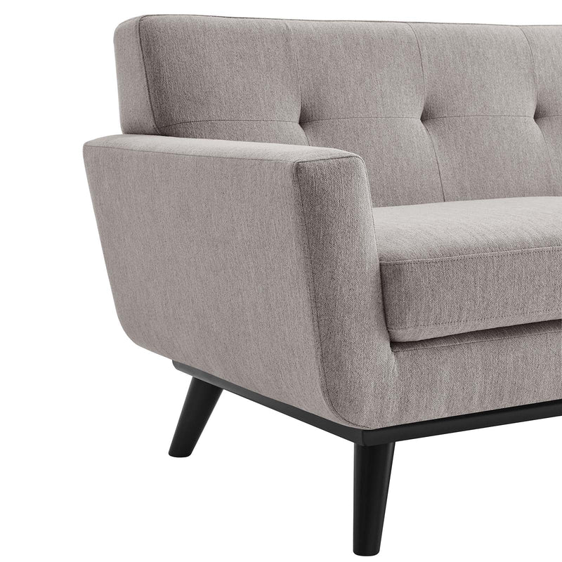 Emmalyn Herringbone Fabric Loveseat