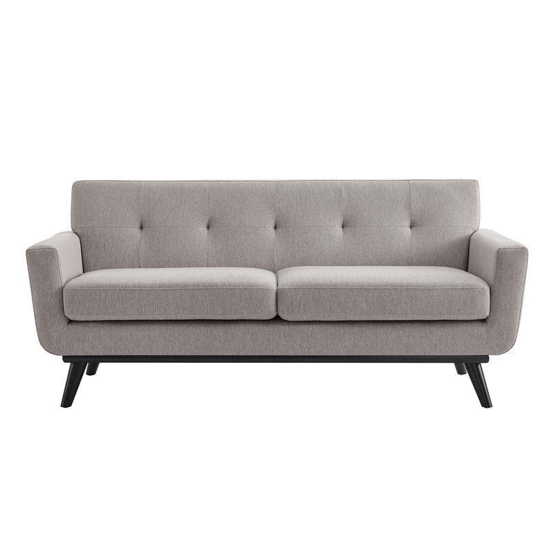 Emmalyn Herringbone Fabric Loveseat