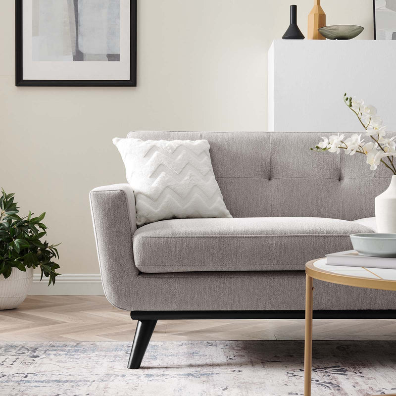 Emmalyn Herringbone Fabric Loveseat