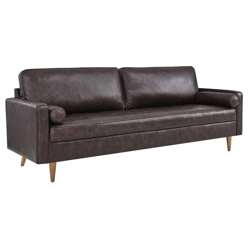 Cannon 88" TOP GRAIN Leather Sofa