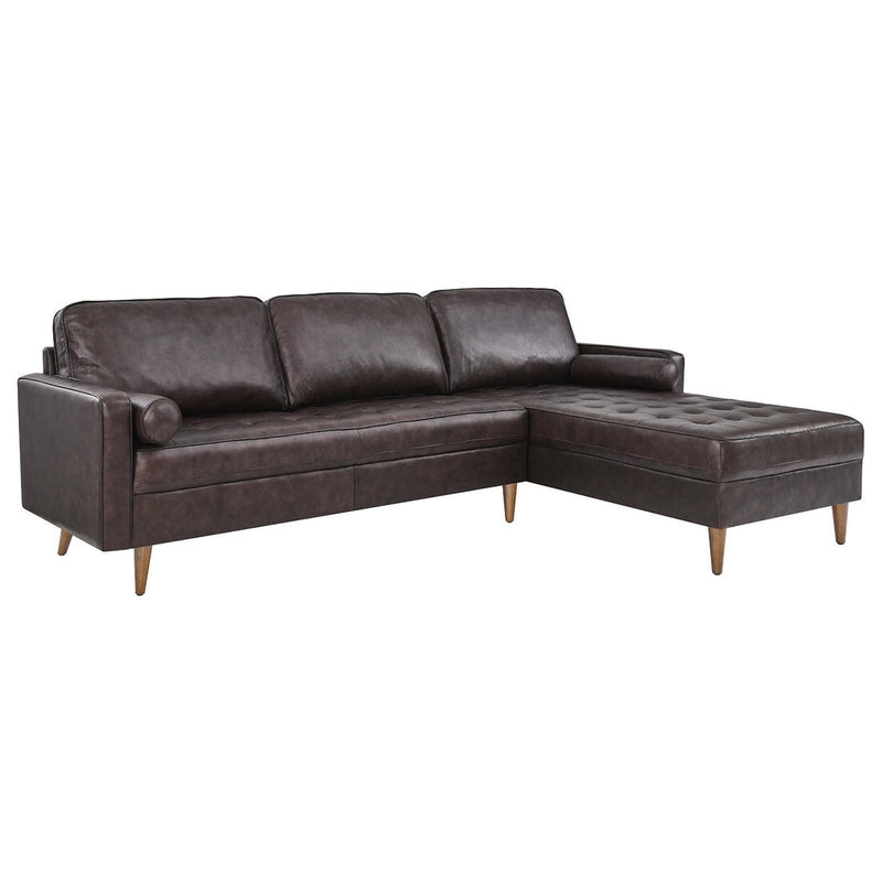 Malcolm Leather Sectional Sofa
