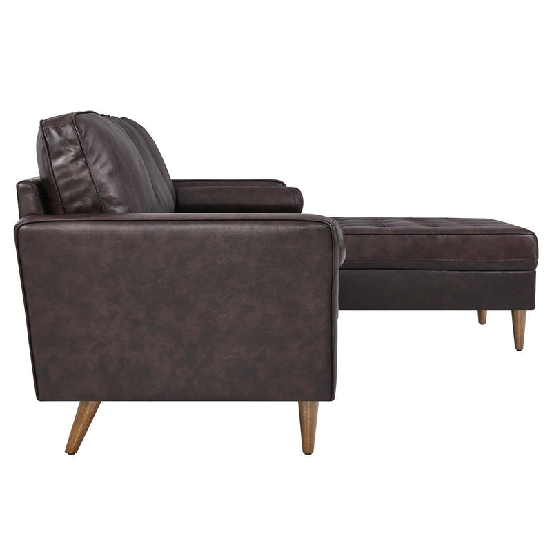 Malcolm Leather Sectional Sofa