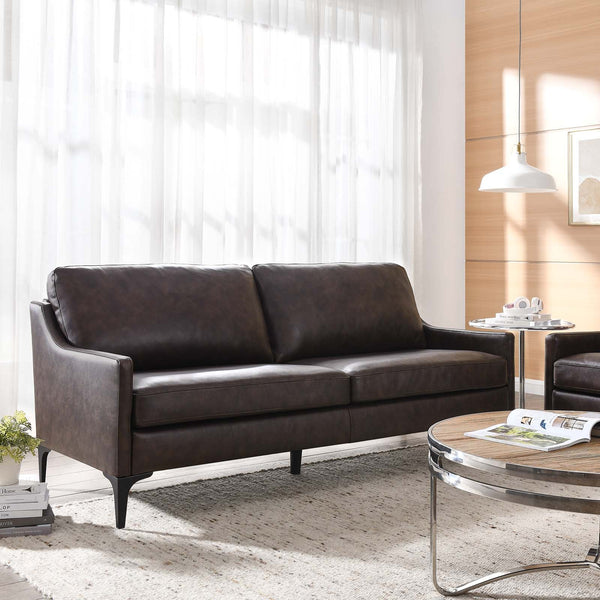 Justin Leather Sofa