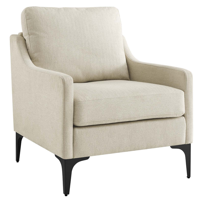 Justin Upholstered Fabric Armchair