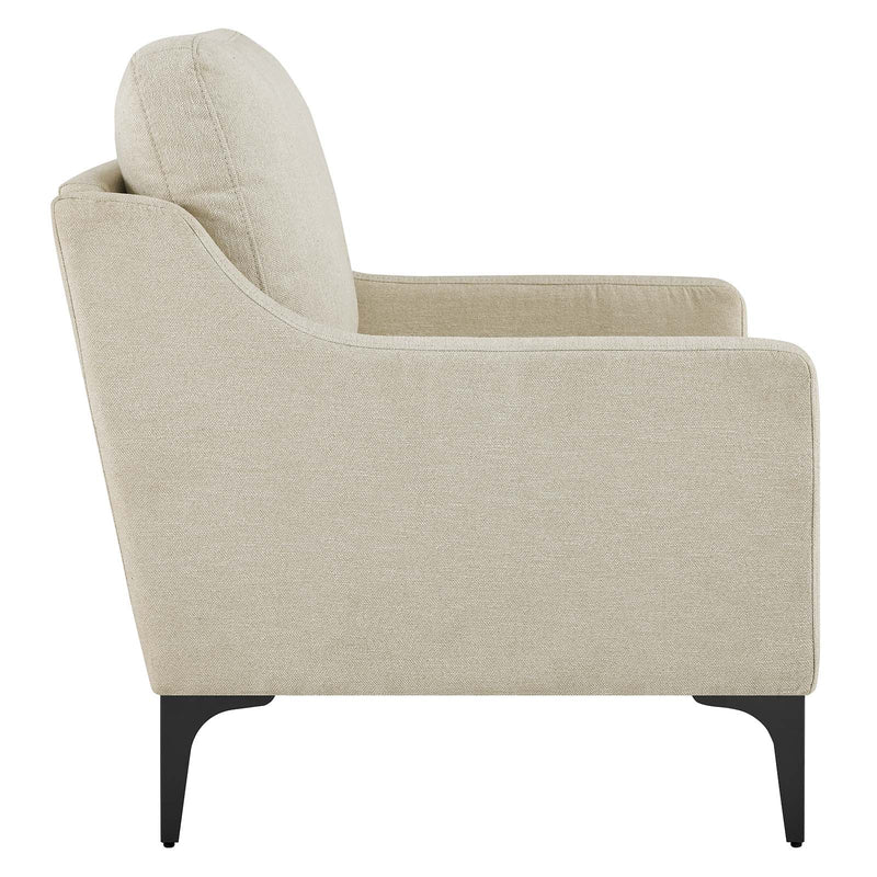 Justin Upholstered Fabric Armchair