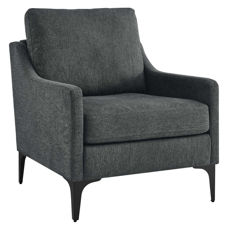 Justin Upholstered Fabric Armchair