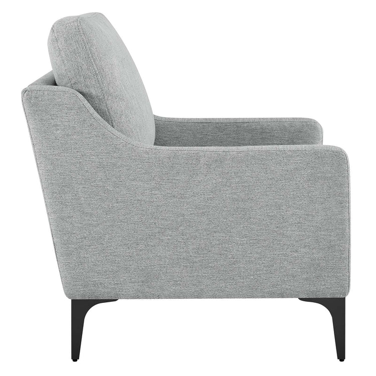 Justin Upholstered Fabric Armchair