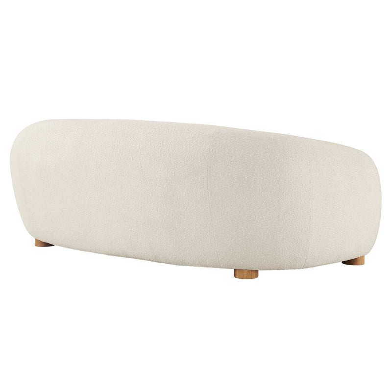 Teagan Boucle Upholstered Fabric Sofa