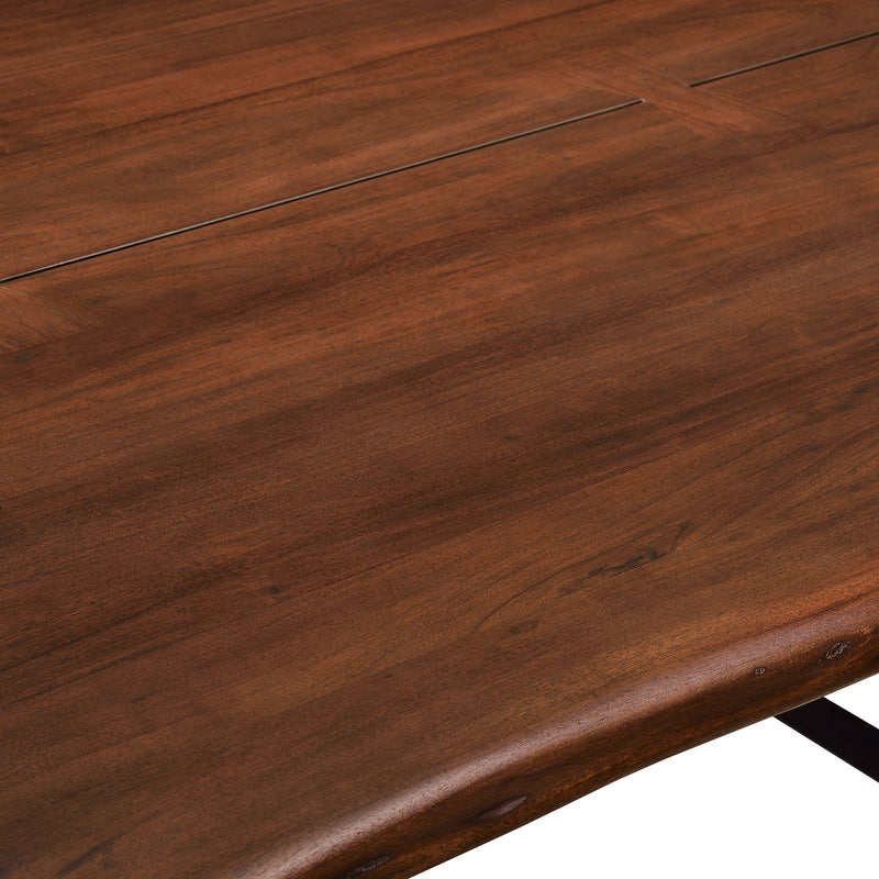 Marcel 74" Live Edge Acacia Wood Dining Table