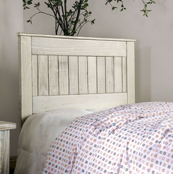 Ironwood Furniture - White Chalk Enamel Solid Wood Headboard - Made in USA