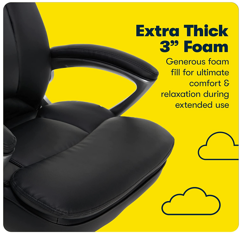 Serta Premium Memory Foam Executive Support Chair Big & Tall