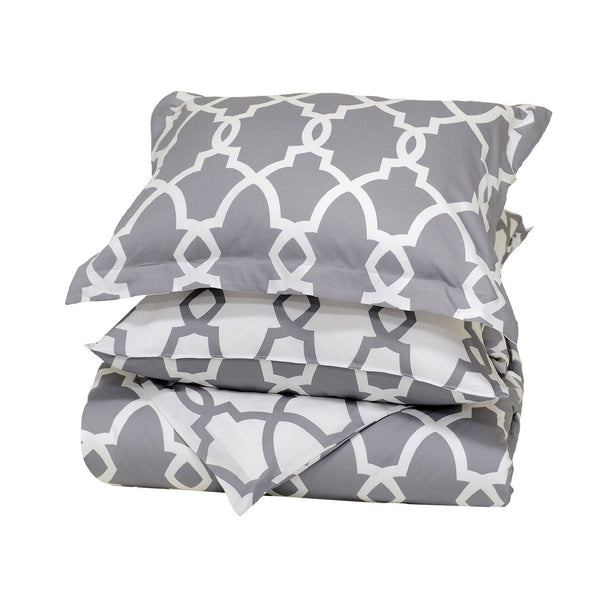 Nico Gray Queen Duvet